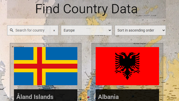 Card image for find country data project