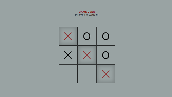Card image for noughts and crosses project